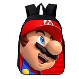 CARACTERÍSTICAS: Esta mochila Super Mario tiene las imágenes de tus favorito Super Mario Bros. Nuestra mochilas de Super Mario son perfectas para todos los fanáticos de Super Mario Bros, niños, adolescentes y adultos. OCASIÓN: Estilo unisex, adecuado para la escuela, viajes, trabajo, ocio, fiesta, vida, escalada al aire libre, etc.