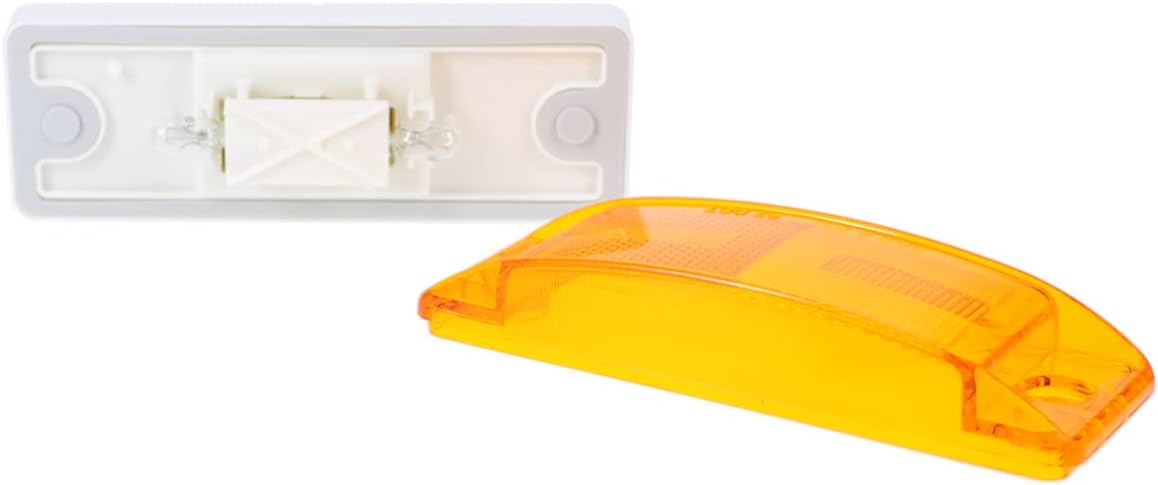 RoadPro RP-46873 Amber 6" x 2" Light with 2-Prong Grote Connector