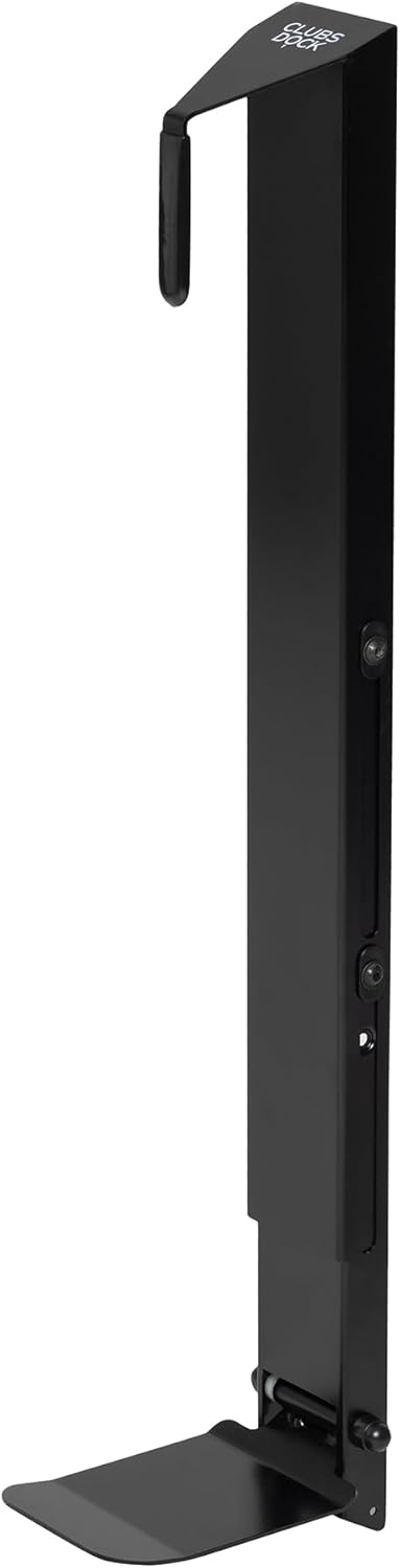 Wall Mount PRO Golf Bag Stand for Storage, Golf Storage Organizer for Garage, Club Dock for Golfing Bag