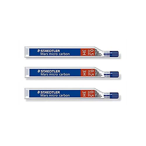 Staedtler Set 3 astucci 12 mine marzo Micro carbon 0,5 mm 3H