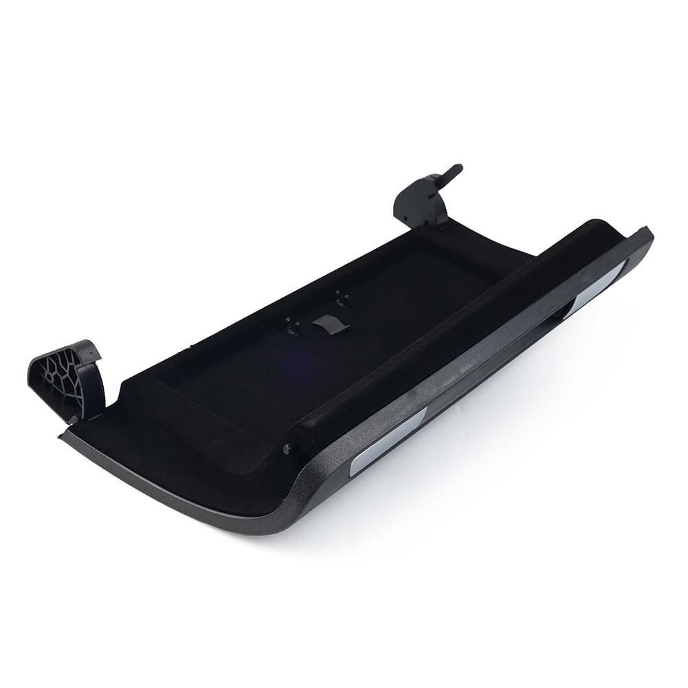 SIKUAI Cubierta de manija de pestillo de cerradura de compartimento de guantera interior negra automática para A3 S3 8P 2004-2012