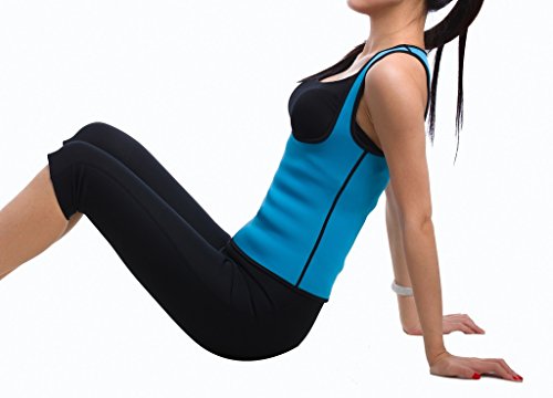 ValentinA Slimming Neoprene Vest Hot Sweat Shirt Body Shapers for Weight Loss Womens