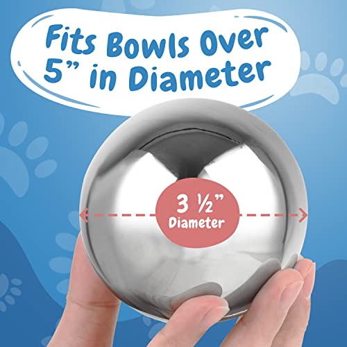 image for Evergreen Pet Supplies [2 Pack] Metal Ball Dog Pacer - Help Your Pup S