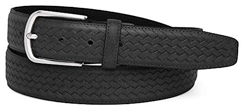 Image of WildHorn Men's Leather Belt Gift Set | Genuine Leather belt Strap with 2 Interchangeable Buckles | Formal & Casual Wear Adjustable Belt | Automatic lock leather belt for men