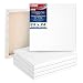 U.S. Art Supply 24 x 24 inch Stretched Canvas 12-Ounce Primed 6-Pack - Professional White Blank 3/4" Profile Heavy-Weight Gesso Acid Free Bulk Pack - Painting, Acrylic Pouring, Oil Paint