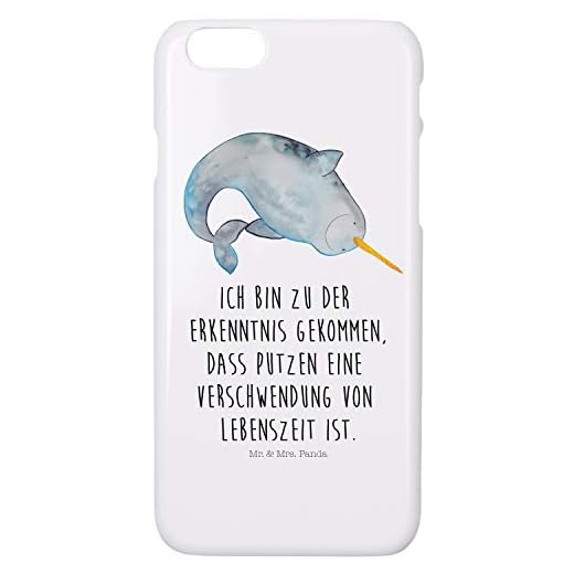 Mr. & Mrs. Panda Mobiltelefon, iPhone 7S, iPhone 7/7S mobiltelefonfodral Narval med slogan – färg vit
