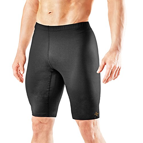 Tommie Copper Men's Core Compression Shorts, Large, Black