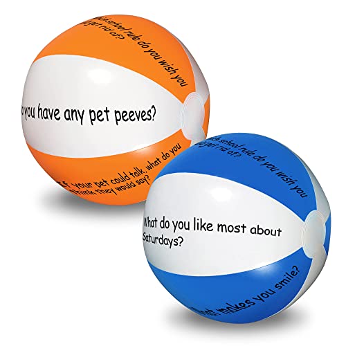 Smart School Educational Products Classroom Beach Ball Game, Conversation Starter or Reading