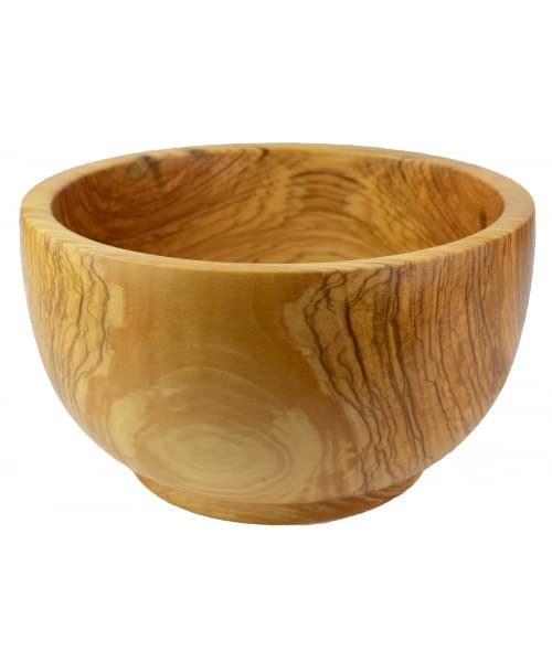 Bol en bois d'olivier de qualité supérieure façonné main