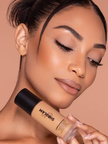 SHEGLAM Full Coverage Foundation Makeup Long Lasting Waterproof Matte Dewy Liquid Foundation - Golden - Image 6