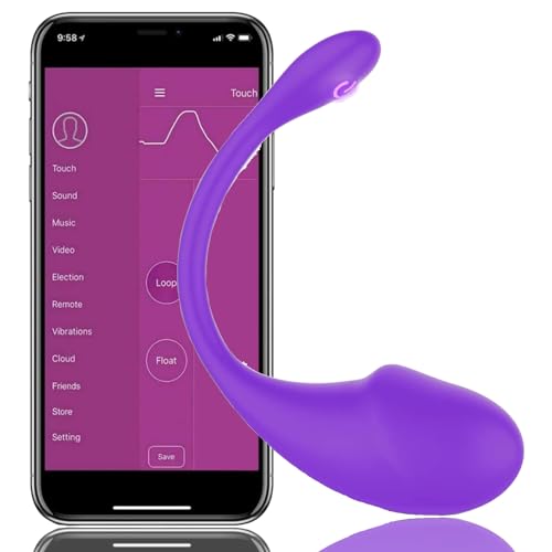 Smart Bluetooth Toy – Wireless App Controlled Wellness Device, Portable and Waterproof Design, USB...