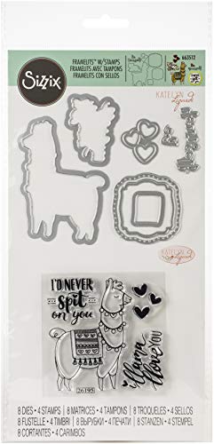 SIZZIX FRAMELIT Dies Llama Love