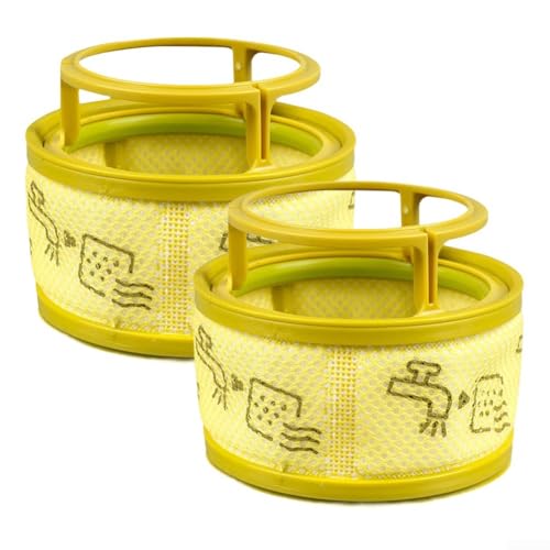 Feeshoppher Lot de 2 filtres de rechange lavables pour aspirateur LG CordZero A9CX ADQ75807101, filtre HEPA capture la poussière fine pour un air plus propre, pour propriétaires d'animaux et familles