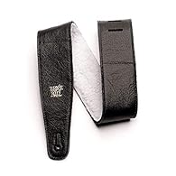 2.5 Inch wide guitar strap. Soft and comfortable Italian leather. Synthetic fur lining for added comfort. Adjustable length 38 Inch to 61 Inch.