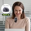 Furry Pop Filter Compatible with DJI MIC Wireless Lavalier Microphone, Windscreen Wind Muff Cover Reduce Wind Noise and Plosive Sounds by YOUSHARES (2 Pack)