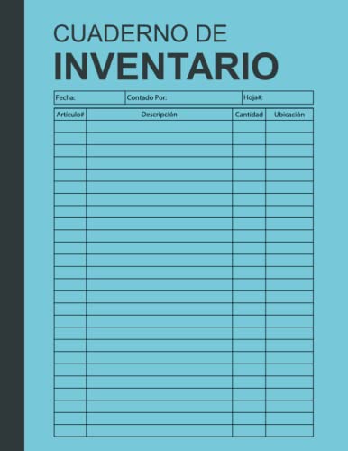 Cuaderno de Inventario: Pequeña Empresa O Libro De Registro De Inventario Personal, Planificador De Negocios Cuaderno de Inventario: Pequeña Empresa O Libro De Registro De Inventario Personal, Planificador De Negocios