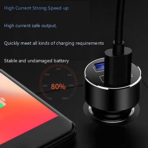 Caricabatteria da Auto, Caricabatterie Carica Rapida - Caricabatterie Telefono Auto -2USB - caricabatteria per Auto Veloce