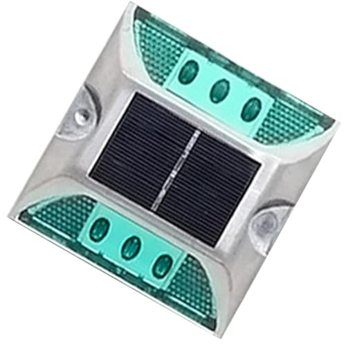 Einfahrtsreflektoren Solar,Solar-Straßenreflektoren,Solar-Einfahrtsbeleuchtung | Solar-Fahrbahnmarkierung, langlebige Warn-Stufenbeleuchtung für den Außenbereich, für Auffahrt, Autobahn, Gehweg