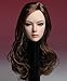 HiPlay 1/6 Scale Female Figure Head Sculpt, Beuty Charming Girl Doll Head for 12