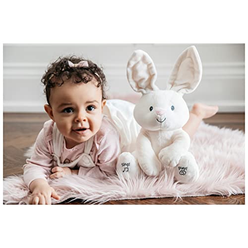 Gund Baby Flora The Bunny Animated Plush, Singing Stuffed Animal Toy For Ages 0 And Up, Cream, 12" (Styles May Vary) #TOP4