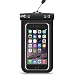 Waterproof Case,by Ailun,Universal Snowproof,Dirtproof Bag,for Smartphones under 6 inch Diagonal Size,Outdoor Activities,Cellphone Touch Responsive Front,Secure Lock Seal,Water&Dirt Proof[Black]