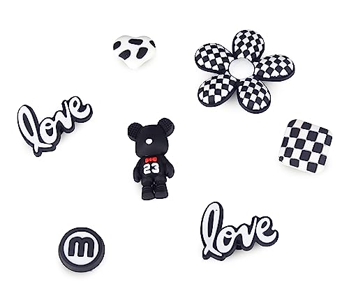 Image of CASSIEY Polyvinyl Chloride Shoe Jibit Charms Clog Pack Of 2, 5, 6, 7, 9, 10, 12,14 Pcs Different Characters Used To Decorate Clogs Shoes For Rounded Holes Charms For Shoes