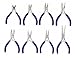 Westward 4PM16 Mini Plier Set, 8 PC