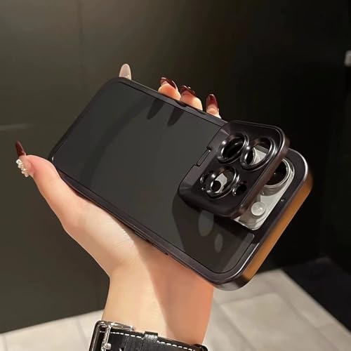 Coque iPhone 12 antichoc pour éviter les rayures de caméra arrière noir mat