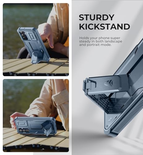 Coque Samsung Galaxy A15 robuste contre les chutes avec vitre intégrée Dexnor - 4