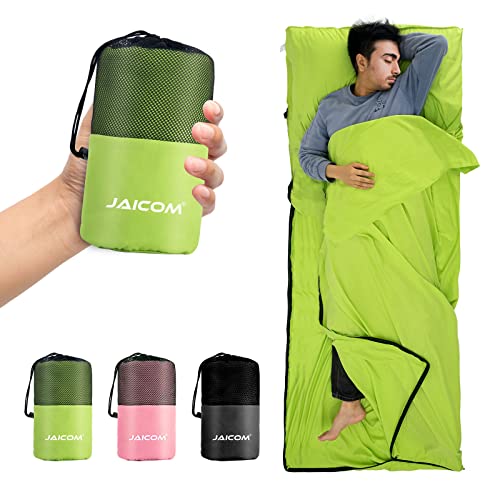 Jaicom Saco De Dormir, 220 X 90 Cm Saco Sabana, Saco De Dormir Ultraligero Para Adultos, Ideal Para Mochileros, Hoteles Y Albergues, Ropa De Habi Jaicom Saco De Dormir, 220 X 90 Cm Saco Sabana, Saco De Dormir Ultraligero Para Adultos, Ideal Para Mochileros, Hoteles Y Albergues, Ropa De Habi