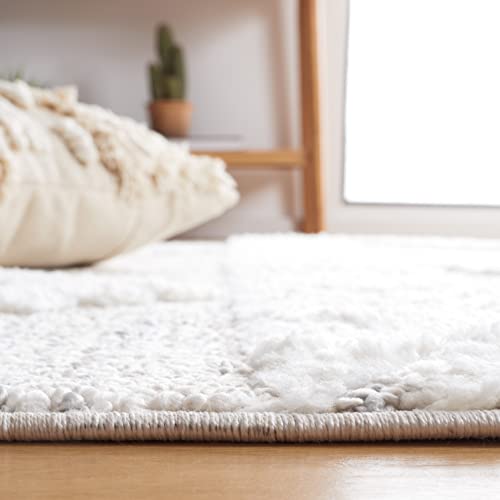 Tapete Safavieh Moroccan Tassel Shag 4 x 6 pies Beige miniatura 5