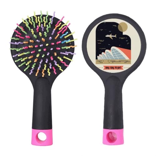Brosse à cheveux démêlante à coussin d'air pour l'aéroport de Hong Kong