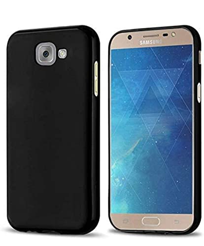 Image of Mobile Back Cover Case for Samsung Galaxy J7Max (Silicone Case|CameraProtection|Black SC1510)