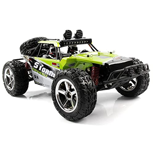 QIYHBVR RC Cars Coche De Control Remoto De Alta Velocidad para Niños Adultos Escala 1:12 35 Km/H 4X4 Off Road Monster Trucks, 2.4GHz Todo Terreno Juguete Eléctrico Regalo para Niño Niña