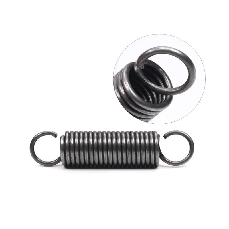 3x Spannfeder Zugfeder Mit Haken – 35 Mm Länge, 2 Mm Draht, 12 Mm Ø, Max. 12 Kg Zugkraft
