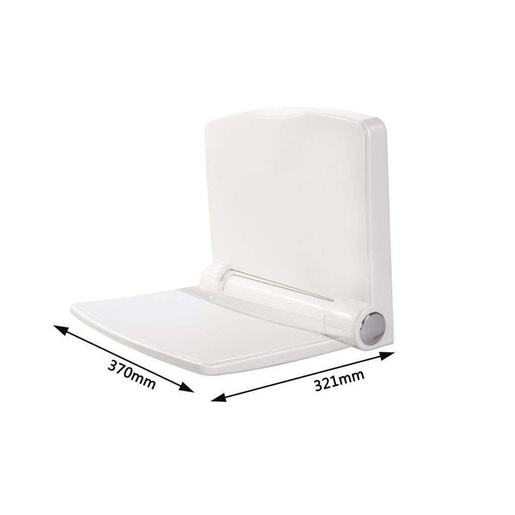 Asiento de Ducha Plegable Compacto for Adultos y Personas Mayores. Soporte de Pared de Acero Inoxidable.