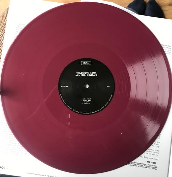 Thelonious Monk With John Coltranе Opaque Oxblood Analog