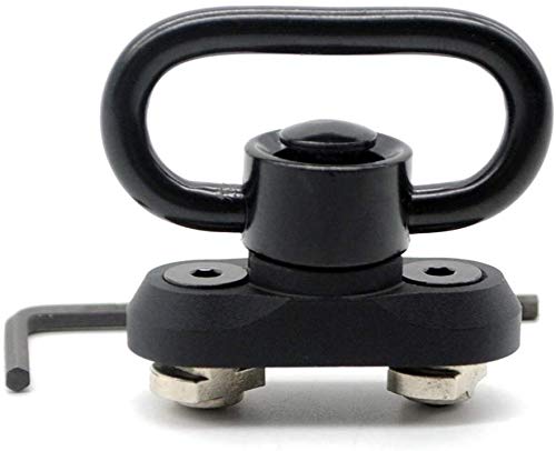 Will Outdoor 1.25"QD Sling Rotation Montagesatz, Abnehmbarer Satz, M-lok Schienenbefestigungsadapter Cover