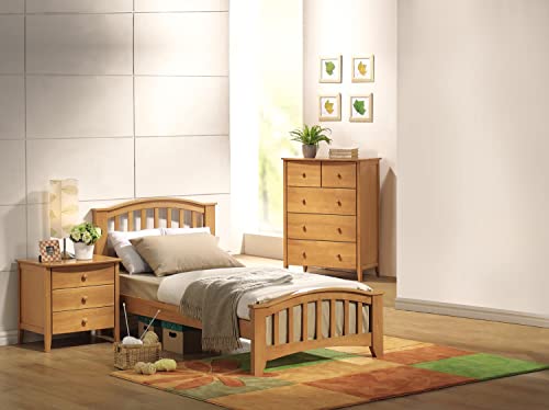 Acme San Marino Maple Twin Bed #TOP1