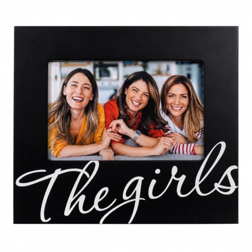 Malden International Designs The Girls 4x6 Picture Frame, Black