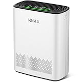 KNKA Luftreiniger Air Purifier HEPA Filter, CADR 300 m³/h, für Räume bis 80 m², entfernt 99,97% Staub, Pollen & Gerüche, mit Smart Sensor, Auto- & Schlafmodus, ideal für Raucher & Haustiere (APH3000)