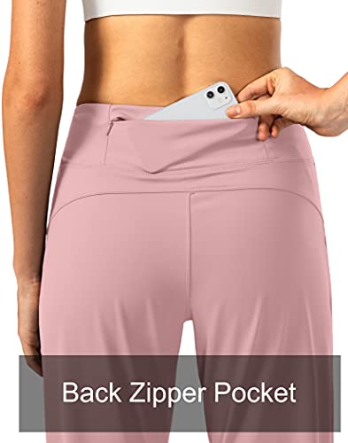 Image of Soothfeel Women's Joggers with Zipper Pockets High Waisted Athletic Workout Yoga Pants Joggers for Women