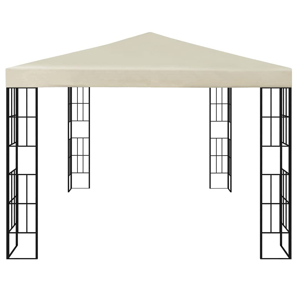 Altana ze sznurkami LED, 3 x 4 m, kremowa