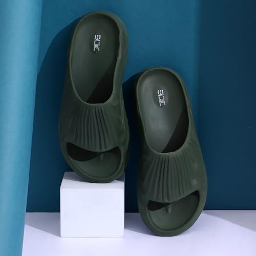 Image of Hygear Men's Horizon EVA Slides | Ultra Soft Cushion | Lightweight | Waterproof | Stylish |Anti-Skid | Comfortable Everyday Slides for Men