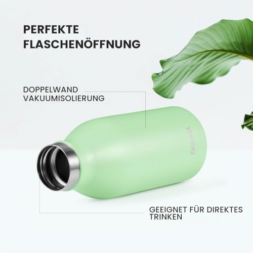 Trinkflasche Thermo Edelstahl 350ml, für heiße und kalte Getränke – Ansicht 3