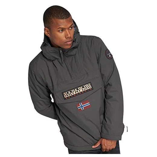 Napapijri Rainforest Winter, Chaqueta para Hombre, Gris (Dark Grey Solid 198), X-Large