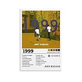 Joey Badass Poster 1999 Album Cover Limited Poster for Room Aesthetic Posters & Prints on Canvas Wall Art Posters for Bedroom12x18inch(30x45cm)