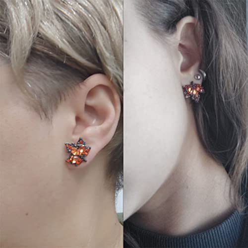 Fall Earrings Thanksgiving Harvest Pumpkin Turkey Maple Leaf Squirrel Pinenut Stud Earrings Autumn Party Jewelry Holiday Gifts For Women Girls #TOP3