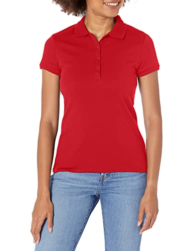 Polo interlock junior IZOD à manches courtes pour uniforme scolaire