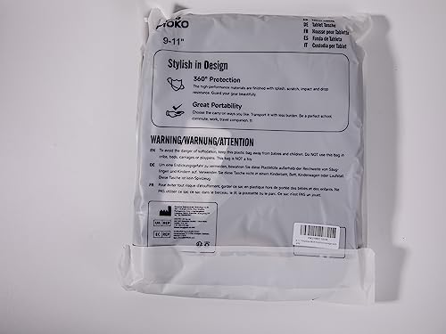 MoKo Tablet Sleeve Bag Laptop Carrying Case, Handle Carrying Case with Shoulder Strap - Image 9